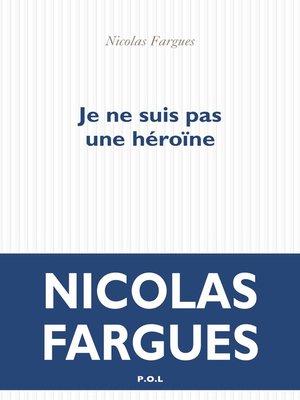 cover image of Je ne suis pas une héroïne